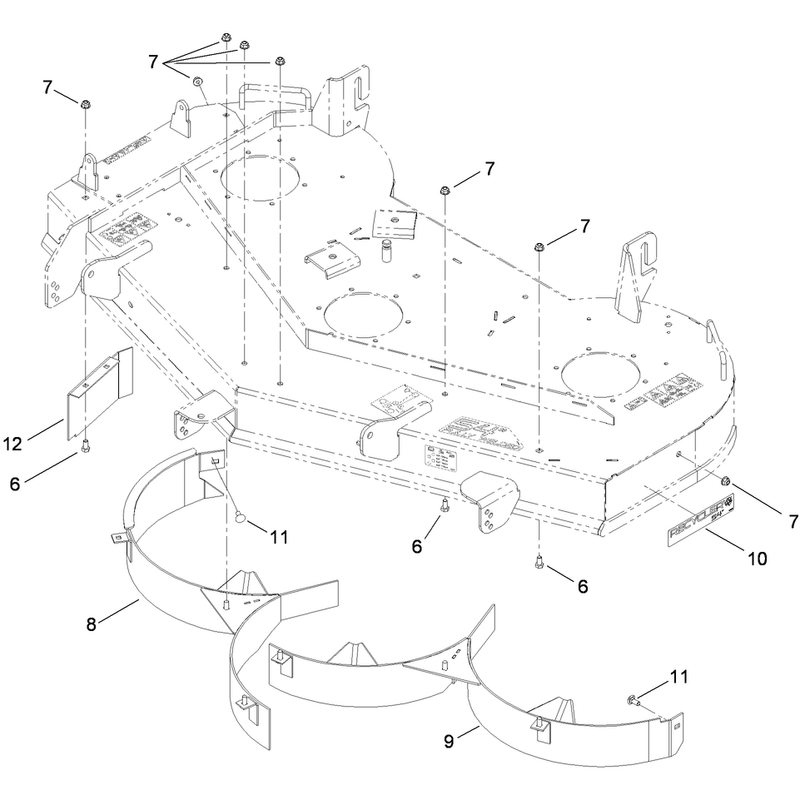 Deck Baffle Assembly