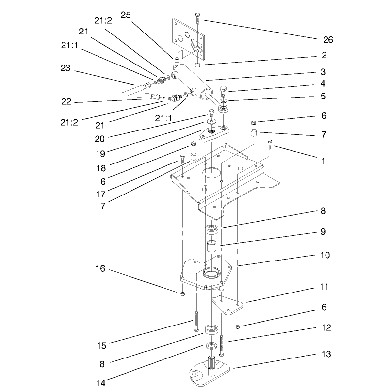 Lower Power Steering Assembly