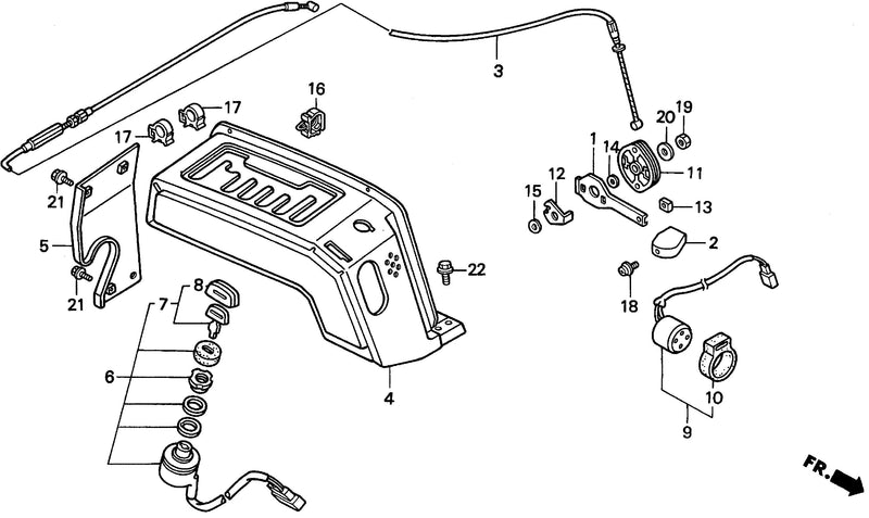 3011    THROTTLE LEVER