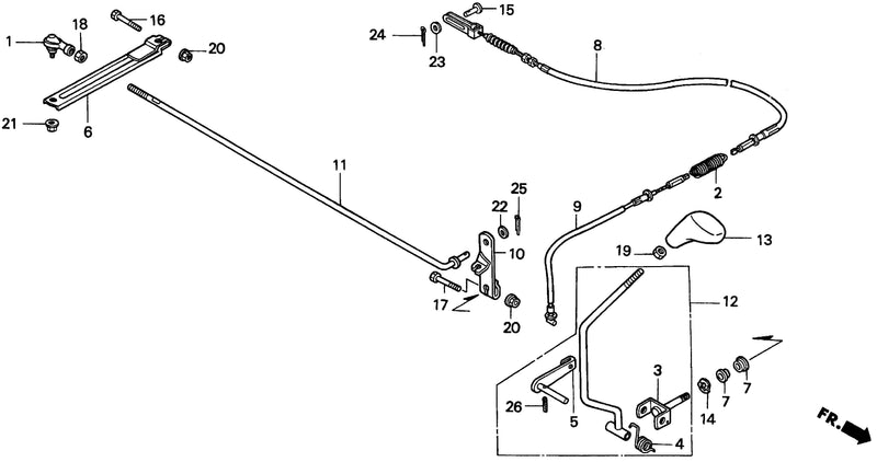 3011    CHANGE LEVER