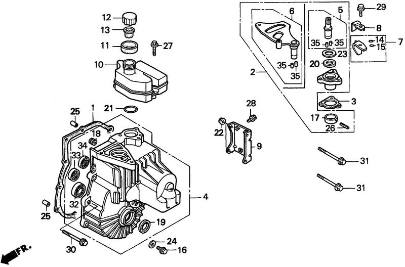 11H/13H TRANSMISSION CASE