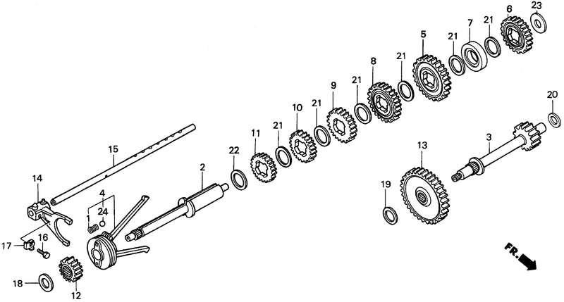 3011    CHANGE SHAFT