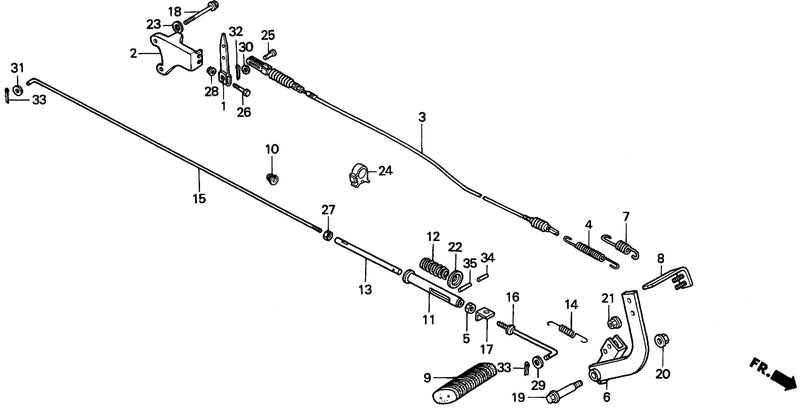 FOOT BRAKE PEDAL