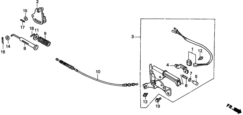 PARKING BRAKE LEVER