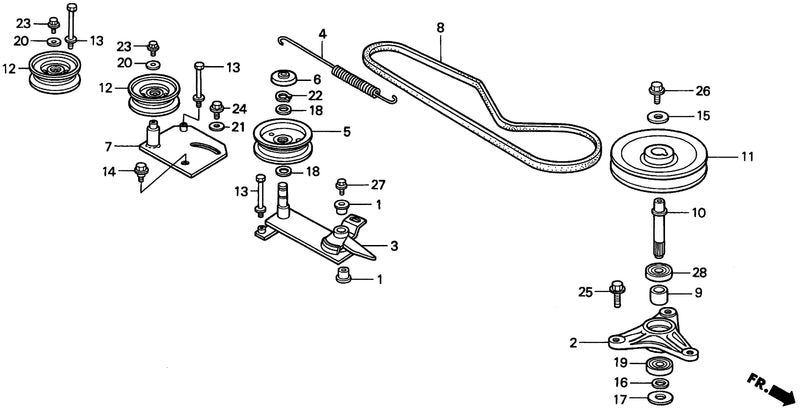 11/11H  CUTTER PULLEY