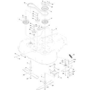 Blade and Spindle Assembly