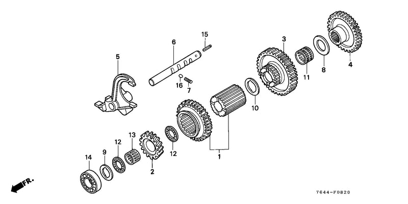 AUXILIARY CHANGE GEAR