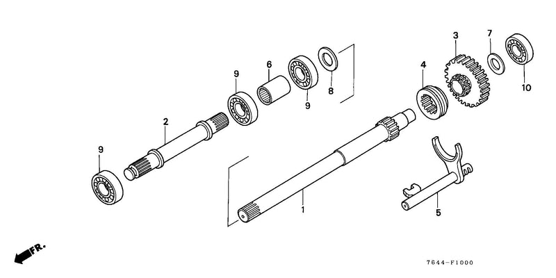 FRONT DRIVE SHAFT