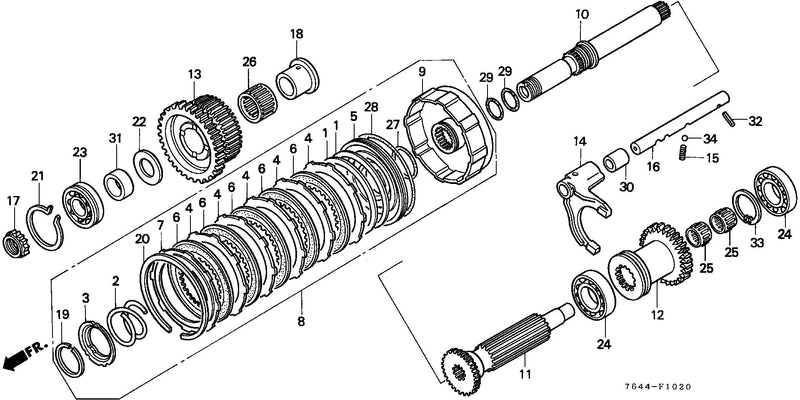 P.T.O. COUNTERSHAFT