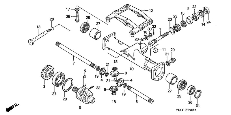 FRONT DIFFERENTIAL GEAR