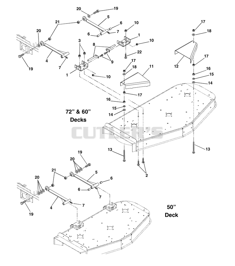 Mounting Arms And Belt Guards