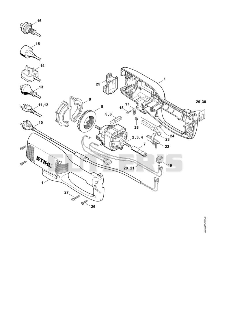 Housing, Electric motor