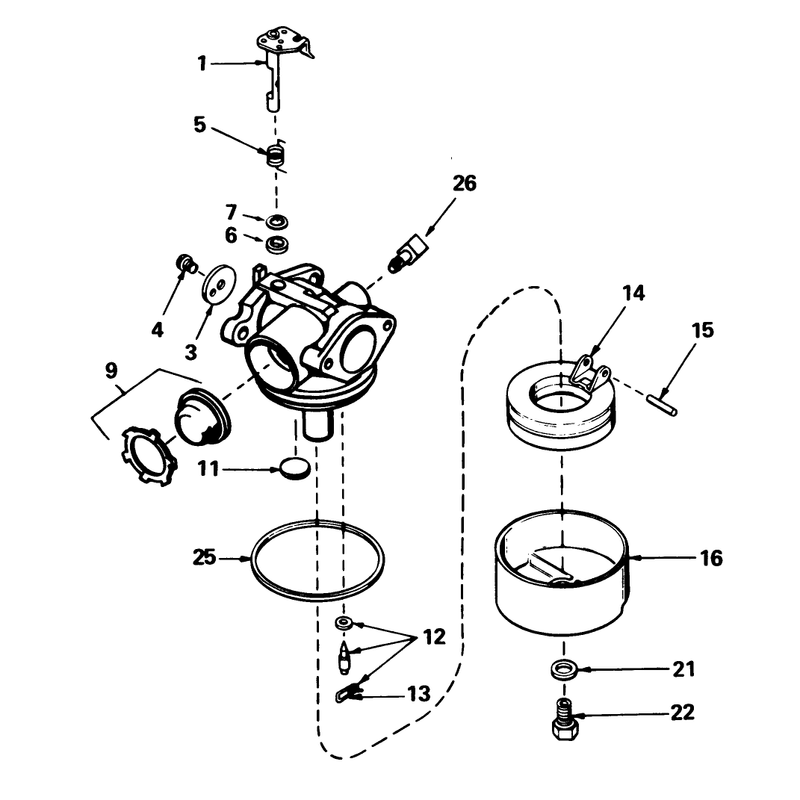 Carburetor No 632099