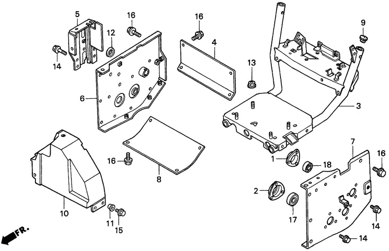 ENGINE BED