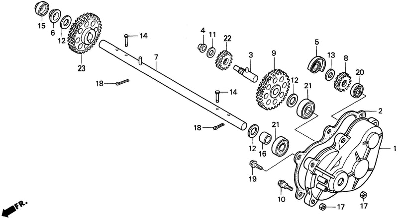 RIGHT TRANSMISSION CASE
