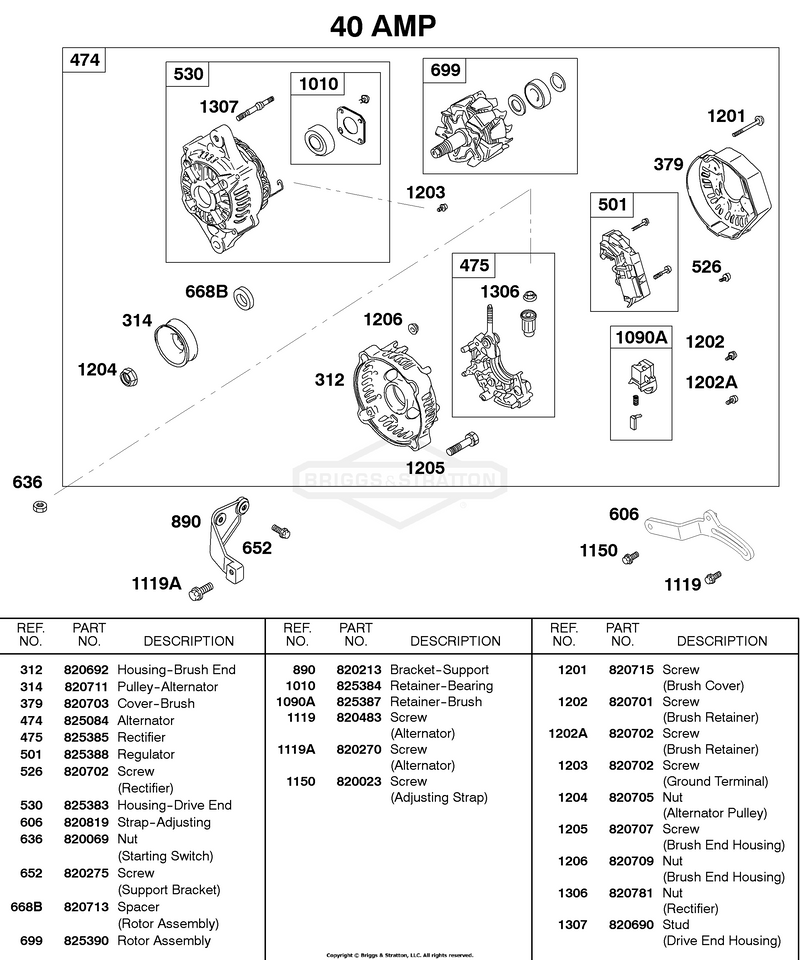 Alternator-40 AMP