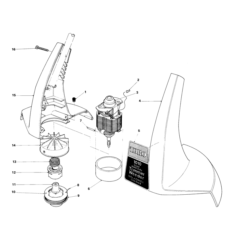 Motor and Housing Assembly