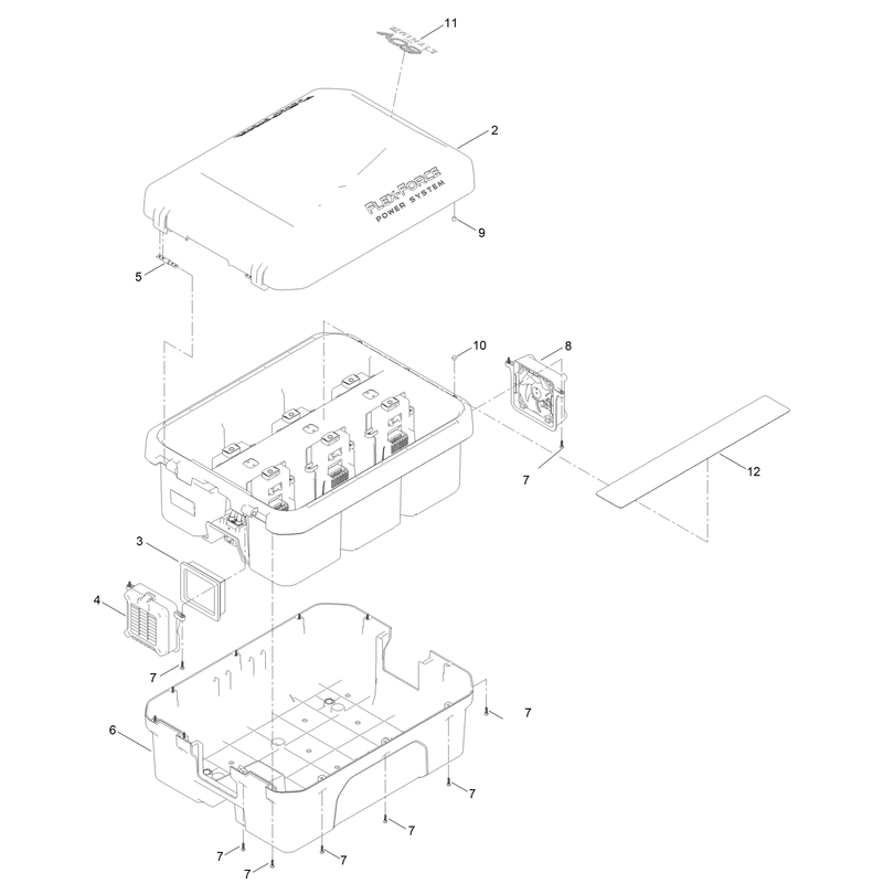 Battery Box Assembly No. 161-4483
