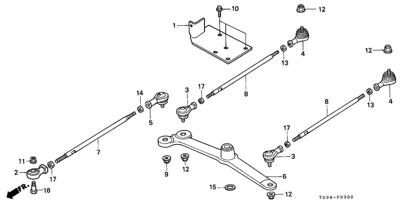 REAR STEERING ARM