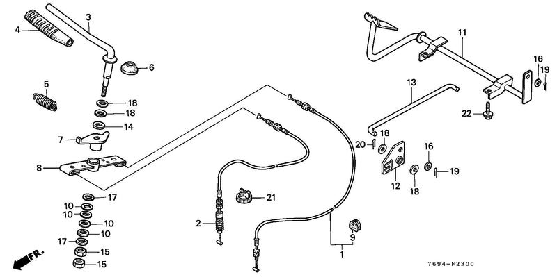 THROTTLE LEVER