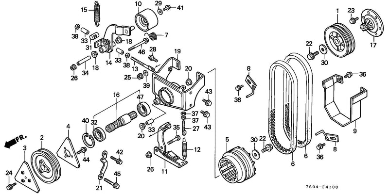 FRONT P.T.O. SHAFT