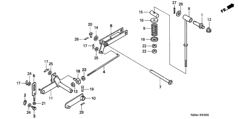 MM46D   CUTTER DECK LIFT ARM