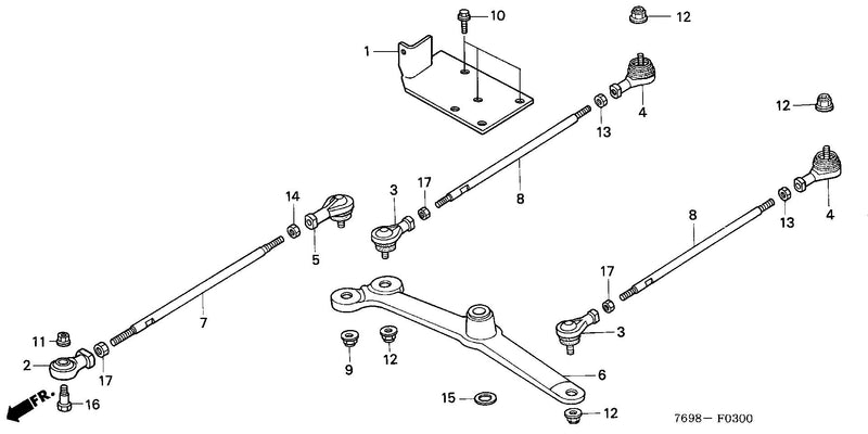 REAR STEERING ARM