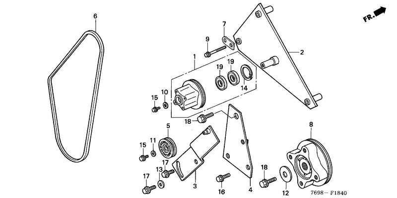 COOLING FAN PULLEY