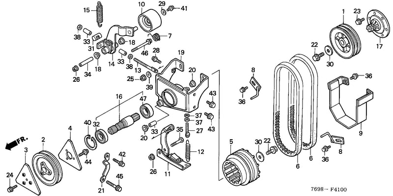 FRONT P.T.O. SHAFT