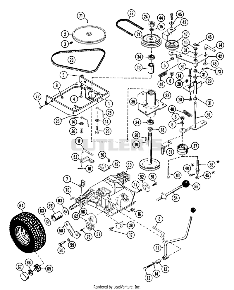 Transaxle/Drive Assembly For S/N 003501 And Up