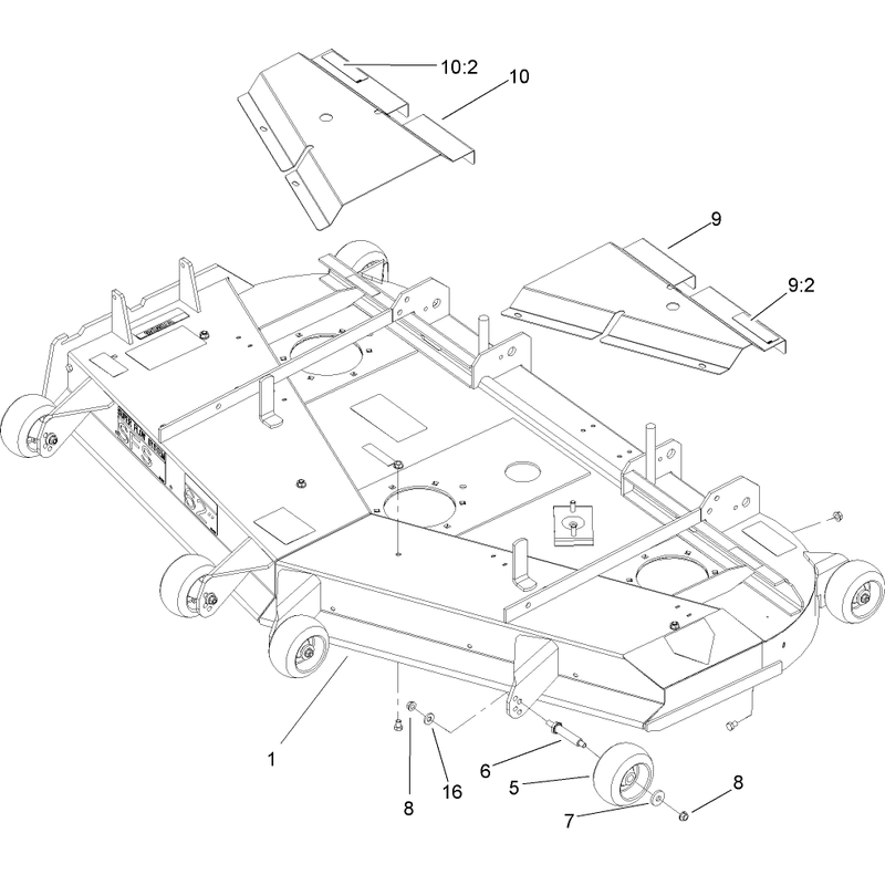 Deck and Wheel Gage Assembly