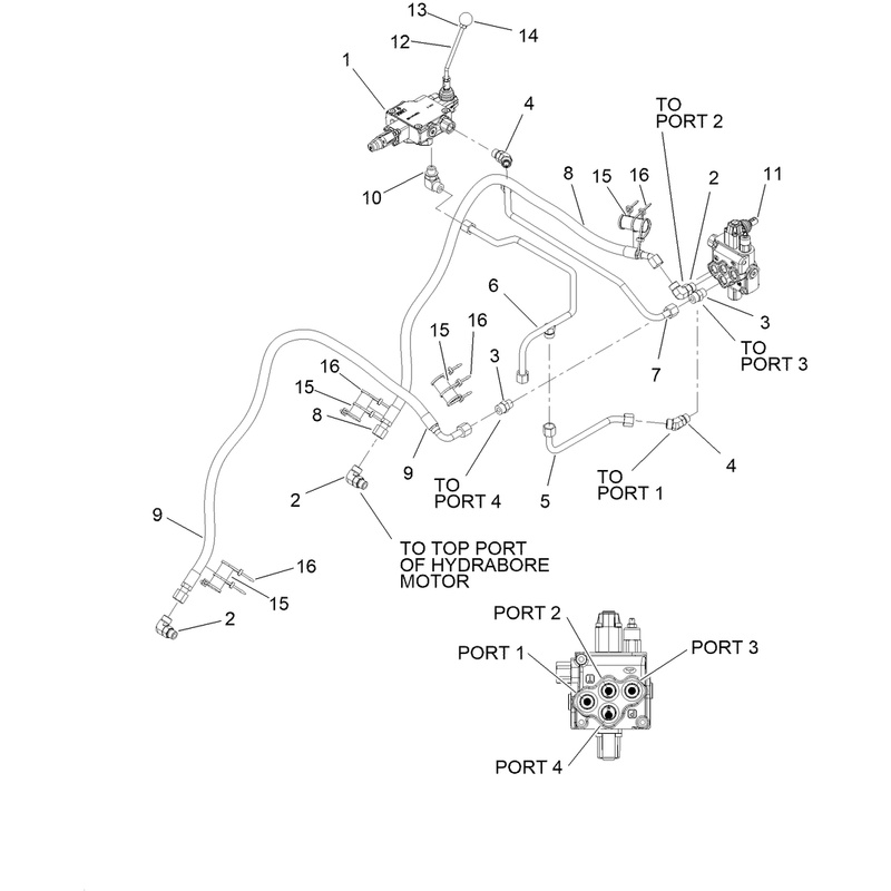 Hydrabore Trencher Assembly