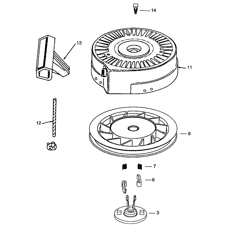 Recoil Starter No. 590743