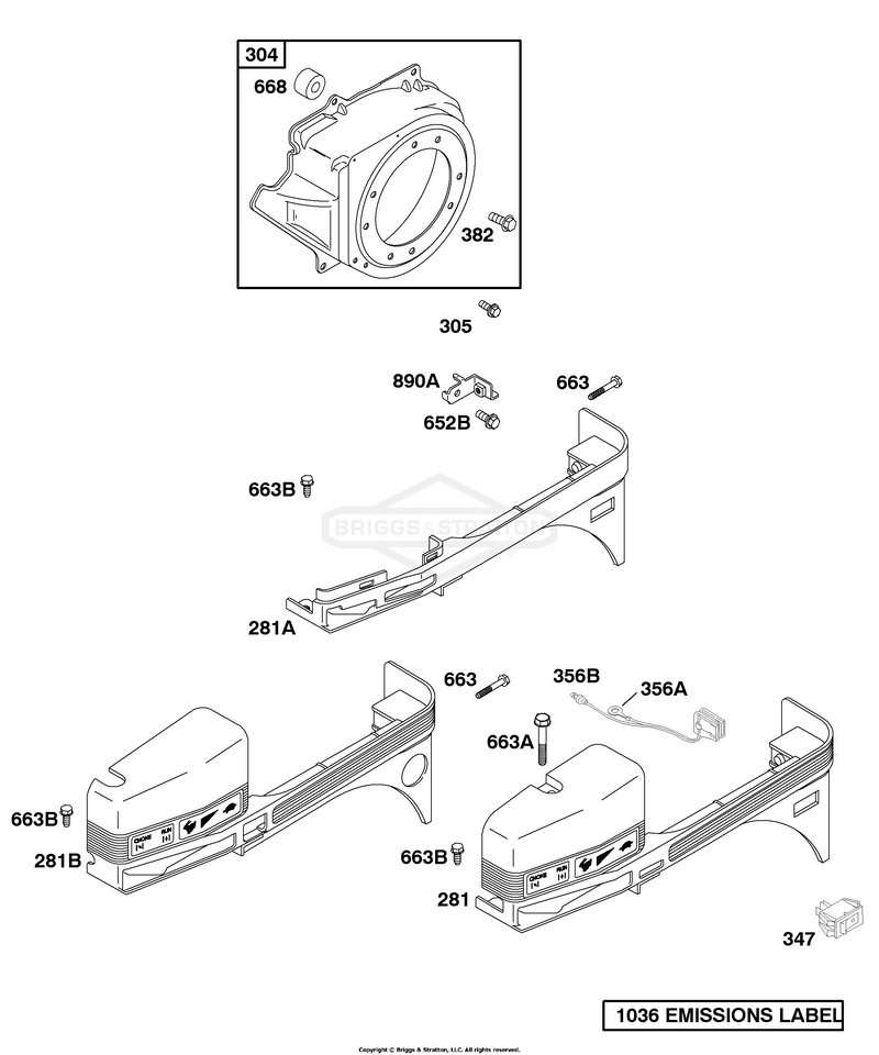 Blower Housing, Control Panel