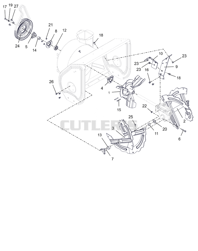 Auger And Impeller - 24"