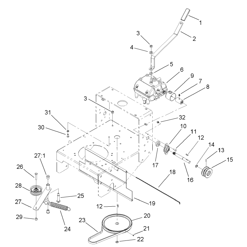 Transmission and Drive System Assembly