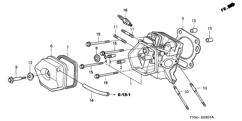 FR800   CYLINDER HEAD