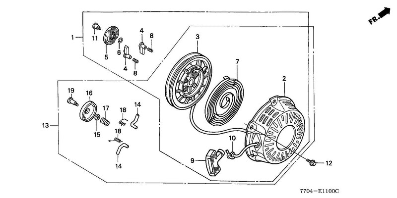 FR600   RECOIL STARTER