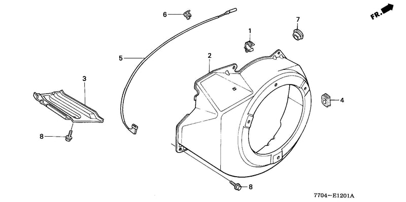FR800   FAN COVER