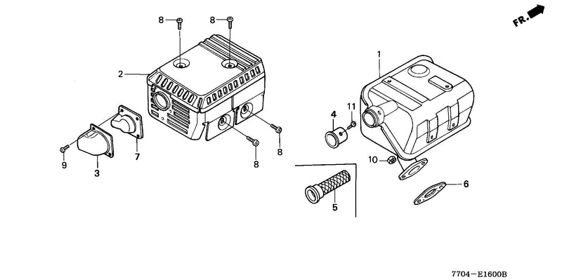 FR600   MUFFLER