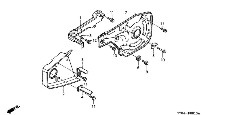 FR600   BELT COVER STAY