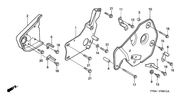 FR800   BELT COVER STAY