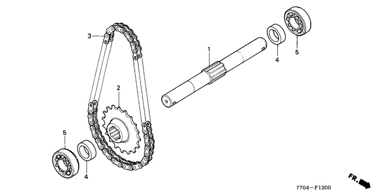 WHEEL SHAFT