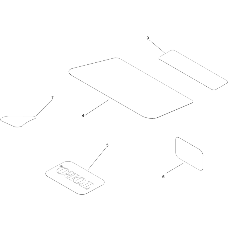 Model Specific Decal Assembly