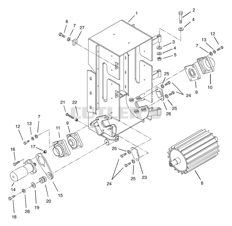 Feed Box And Lower Roller