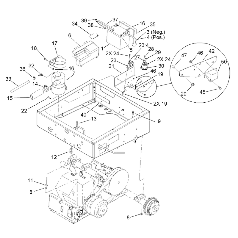 Drivetrain Mount Assembly