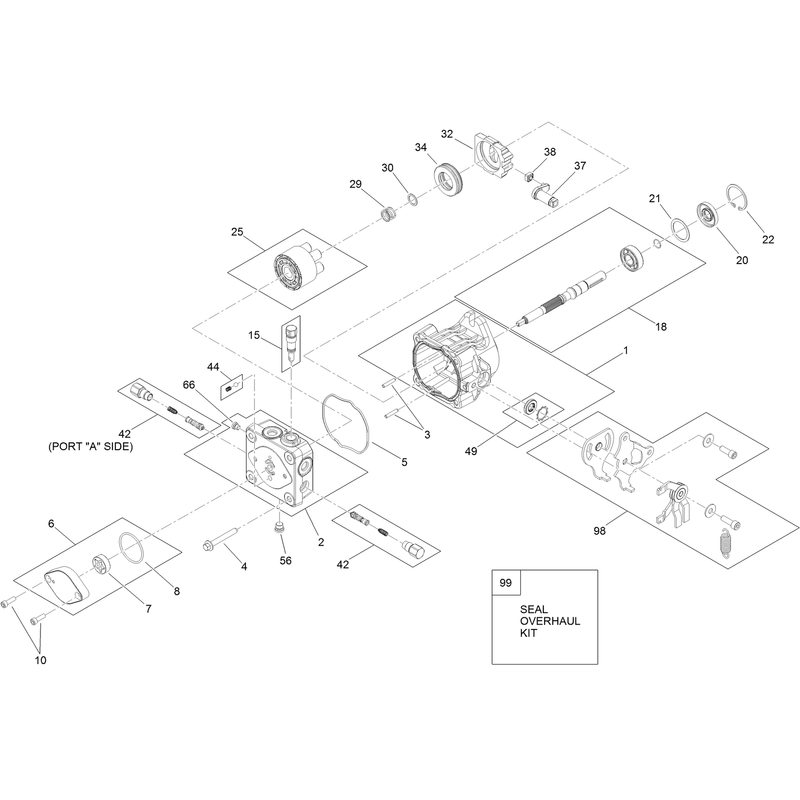 Hydraulic Pump Assembly No 119-0176
