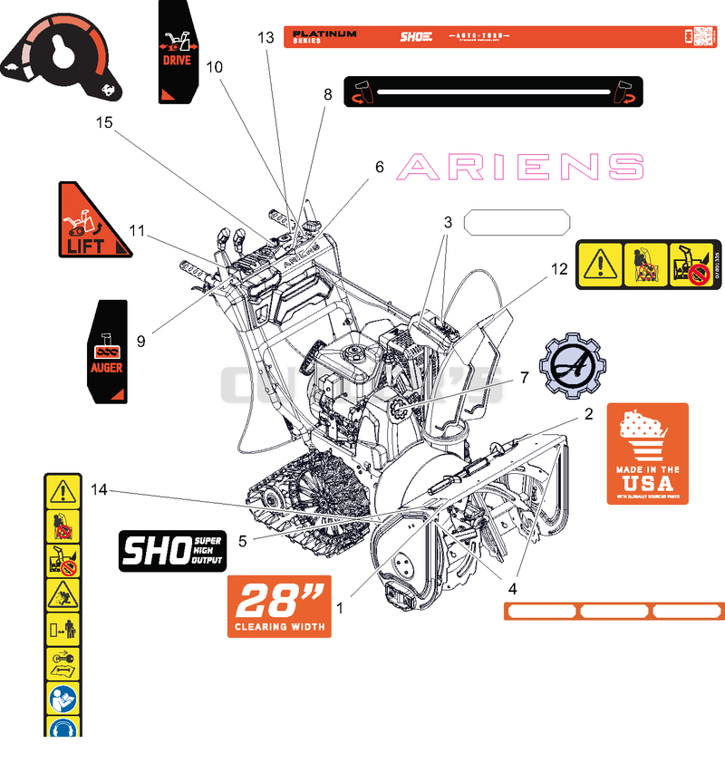 Decals - 28" - EFI CE