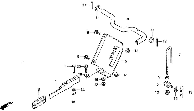 HEIGHT ADJUSTING LEVER