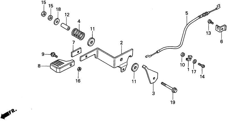 THROTTLE LEVER